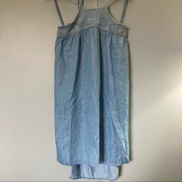 Anthropology Cloth & Stone Chambray Halter Dress - Picture 2 of 5